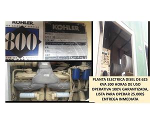 PLANTA ELECTRICA DISEL DE 625 KVA