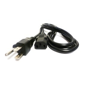 Cable De Poder Ac 110v Para Pc, Cpu, Monitores, Fuentes Nuev