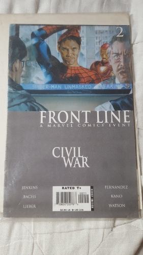 Civil War Front Line #2 Spiderman En Fisico Marvel