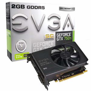 Evga Nvidia Geforce Gtx 750ti Sc 2gb Gddr5 Hasta 3 Monitores