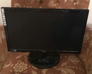 Monitor Led Aoc De 17 Pulgadas Casi Nuevo