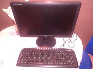 Monitor Lg Flatron 19 Pantalla Plana Y Teclado