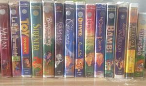 Películas Vhs Originales De Disney Y Otras!