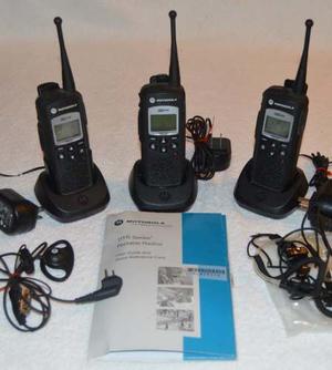 Set De Tres Radios Motorola Modelo Dtr650