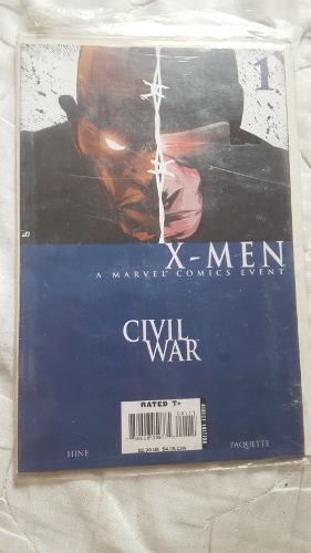 X Men #1 Civil War Original Marvel En Fisico