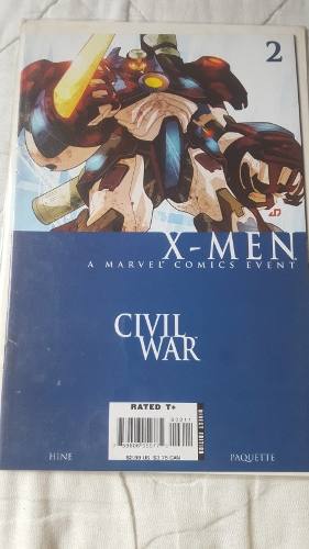 X Men #2 Civil War En Fisico Marvel Original