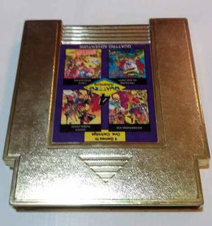 4 Juegos En 1 Edicion Especial Dorada Para Nintendo Nes