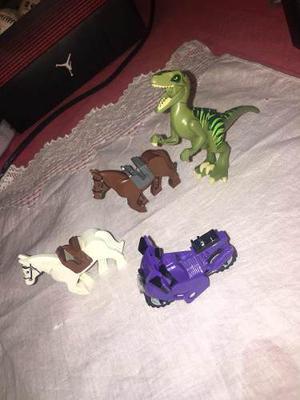 Figuras Lego Caballos Moto Dinosaurio Originales