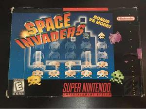 Juegos Snes Space Invaders Con Caja - Retrokingant