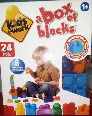 Legos (blocks) De 24 Piezas. Totalmente Nuevo.