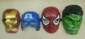 Mascaras Avengers Capitan America Spiderman Hulk Iroman