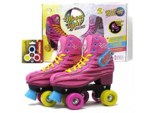 Patines Moonlight Soy Luna Luz + Spinner De Regalo