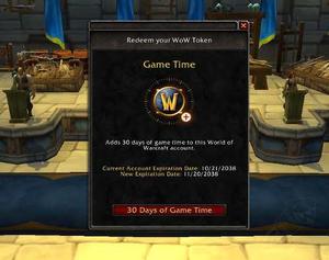 Wow Suscripcion Recarga En Cuenta 1 Mes Wolrd Of Warcraft