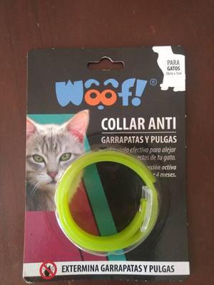 Collar Antipulgas Y Antigarrapatas Para Gatos Woof