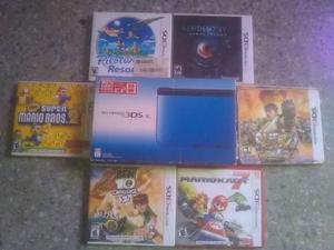 Nintendo 3ds Xl + Chip Virtual + 6 Juegos Fisicos