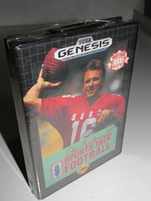 Sega Genesis Joe Montana 2 Sports Talk Football Sellado