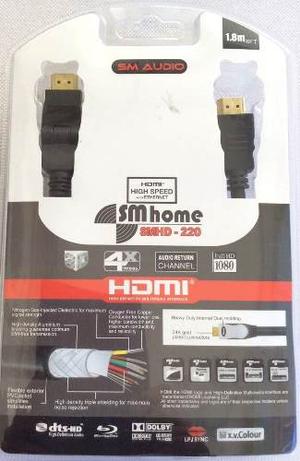 Cable Hdmi Sm Audio Smhd-220 Para Psp/tv/blue Ray 1.8mts