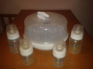 Esterilizador Para Microondas Marca Avent Y Teteros