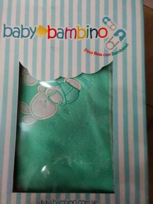 Manta Para Bebe Baby Bambino Color Verde Agua