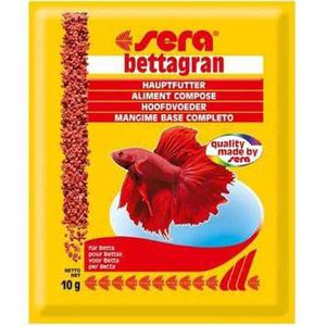 Sera Bettagran 10g Alimento Peces Betta Granulado Acuario