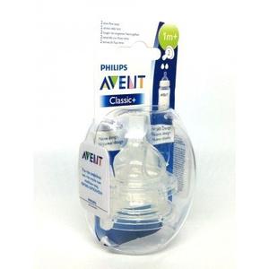 Set De Dos Tetinas Avent Classic+, 1m+