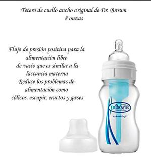 Teteros Dr Browns Boca Ancha 8 Oz.