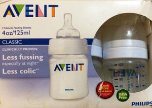 Vendo 3 Teteros Avent Classic 4 Oz