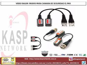 Video Balun 3 En 1 Video Balun Audio, Video Y Corriente.