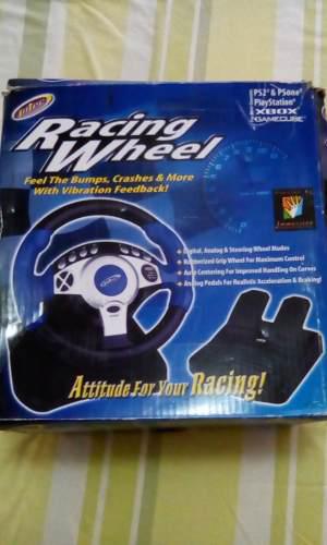 Volante Racing Wheel Para Ps2, Xbox Y Gamecube