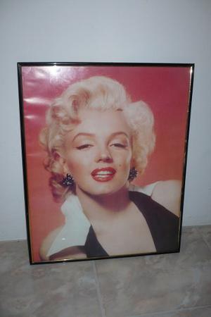 Afiche Con Su Montura Marilyn Monroe