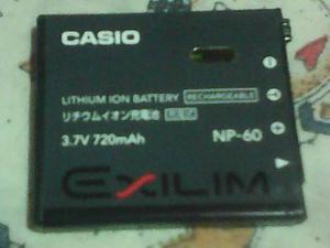 Bateria Original Casio Np-60 Para Cámara Fotográfica