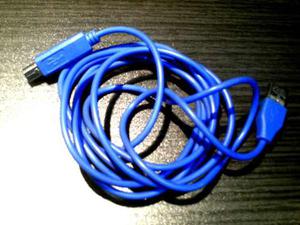 Cable Usb Azul Impresora Modem Pc Red Fotocopiadora