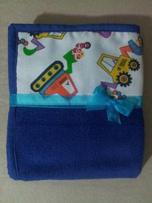 Cobija Manta Regalo Para Bebe Niño Varón 70 X 75 Tela