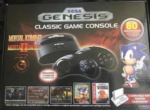 Consola Lujo Sega Genesis Controles Inalambricos 85 Juegos