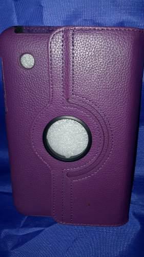 Forro Estuche Giratorio 360 Tablet 7 Pulg Universal Morado