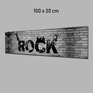 Fotografia Rock - Impresa En Banner O Lona 100x30cm