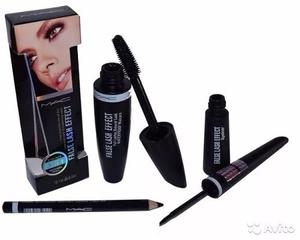 Kit 3 En 1, Rimel Delineador Y Lapiz Mac