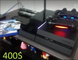 Playstation 4 De 500gb + 4 Juegos