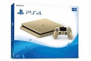 Ps4 Play Station 4 Gold 1tb + 2 Controles. L E E R Descrip