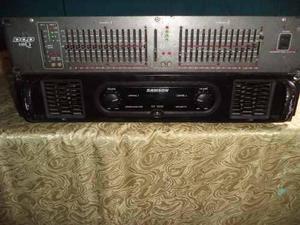 Amplificador Samson Sx1800 Con Ecualizador Dod 830 300 Trump
