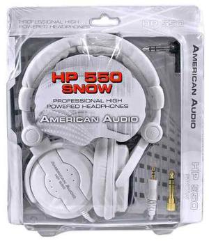 Audifono American Audio Hp-550 Blancanieves-snow