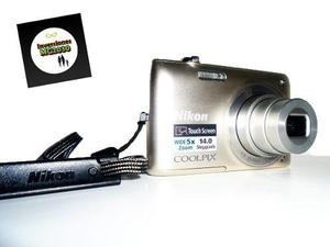 Camara Nikon Coolpix S4100 14mp Touch Screen + Accesorios