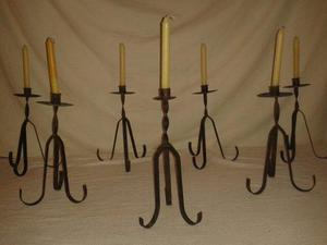 Candelabros De Hierro.