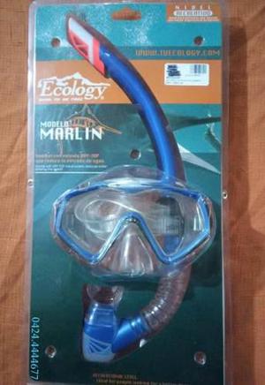 Careta De Buceo Ecology Marlin + Snorke Original
