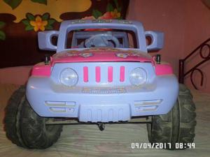 Carrito De Bateria Para Ninas Jeep Barbie