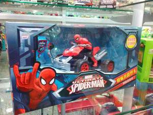 Carro A Control Remoto De Spiderman Con Muñeco Incluido