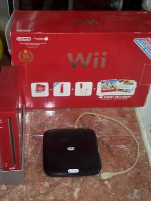 Consola Wii Chipiado Con 26 Juegos. Y Accesorios