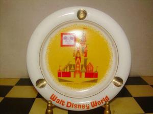 Exclusivo Cenicero De Porcelana Walt Disney Productions Con
