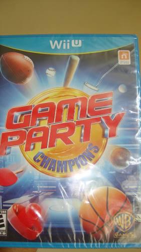 Juego Nintendo Wii U [games Party Champions].nuevo