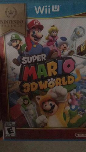 Juego Súper Mario 3d World Original Para Wii U